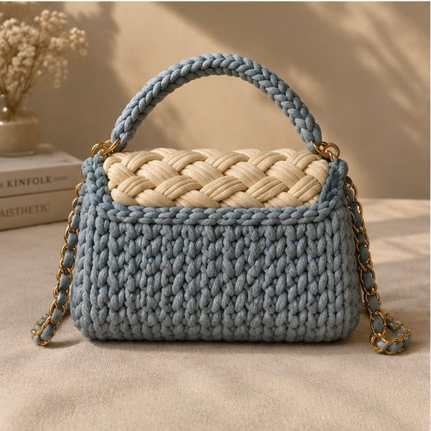 Bunai Boutique Handcrafted Woven Elegance Purse