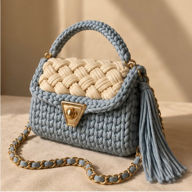 Bunai Boutique Handcrafted Woven Elegance Purse